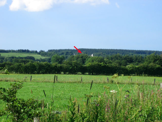 Blick von Hellenthal-Udenbreth/Weier Stein.