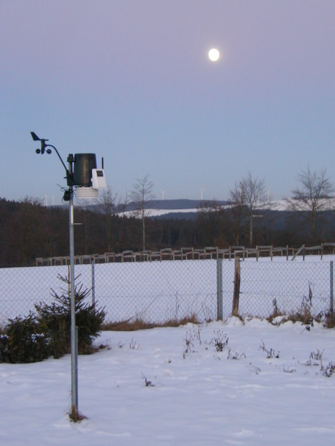 Sensoreinheit 'ISS' der Vantage Pro2 in 2m Hhe
